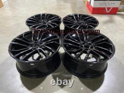 20 Set 2021 RS5 Style Alloy Wheels Gloss Black Audi A5 RS5 5x112