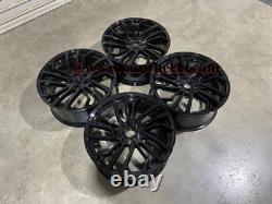 20 Set 2021 RS5 Style Alloy Wheels Gloss Black Audi A5 RS5 5x112