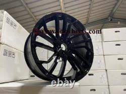 20 Set 2021 RS5 Style Alloy Wheels Gloss Black Audi A5 RS5 5x112