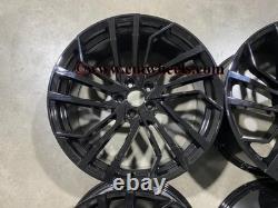 20 Set 2021 RS5 Style Alloy Wheels Gloss Black Audi A5 RS5 5x112