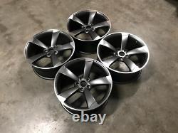 20 Set TTRS DEEP CONCAVE Style Alloy Wheels Satin Gun Metal Audi A4 A6 A8 5x112