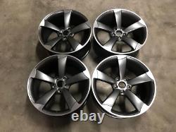 20 Set TTRS DEEP CONCAVE Style Alloy Wheels Satin Gun Metal Audi A5 RS5 5x112