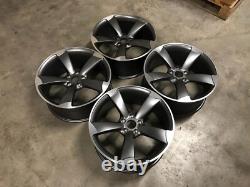 20 Set TTRS DEEP CONCAVE Style Alloy Wheels Satin Gun Metal Audi A5 RS5 5x112