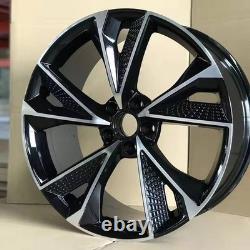 20 Set of 4 RS7 Performance Style Alloy Wheels Black Machined Audi A7 A8A6A4