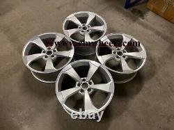 20 TTRS RS3 Style Alloy Wheels DEEP CONCAVE Silver Machined Audi A7 S7 RS7
