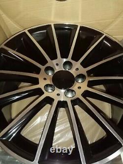 20'' Turbine Twist Style Alloy Wheels & Tyres Mercedes C E S W212 W213 W204 W205