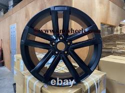 20 VW CANTERA Style Alloy Wheels Satin Black VW AMAROK 4X4 5x120