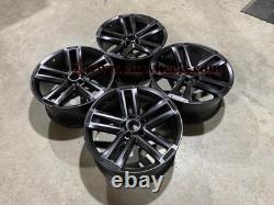 20 VW CANTERA Style Alloy Wheels Satin Black VW AMAROK 4X4 5x120