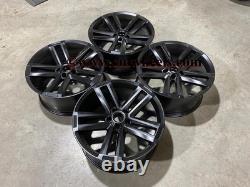 20 VW CANTERA Style Alloy Wheels Satin Black VW AMAROK 4X4 5x120