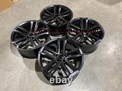 20 VW CANTERA Style Alloy Wheels Satin Black VW AMAROK 4X4 5x120