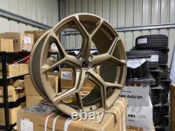20 X4 2023 RS6 Style Alloy Wheels Satin Bronze AUDI A5 A6 A7 Q5 5x112