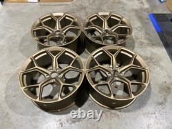 20 X4 2023 RS6 Style Alloy Wheels Satin Bronze AUDI A5 A6 A7 Q5 5x112