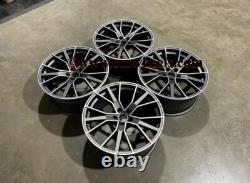 20 X4 RS6 Performance Style Alloy Wheels Gun Metal Audi A4 A5 A6 A7 A8 Q5 Q7