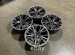 20 X4 RS6 Performance Style Alloy Wheels Gun Metal Audi A4 A5 A6 A7 A8 Q5 Q7