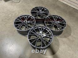 20 X4 RS6 Performance Style Alloy Wheels Gun Metal Audi A4 A5 A6 A7 A8 Q5 Q7