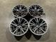 20 X4 Rs6 Performance Style Alloy Wheels Gun Metal Audi Suv Q5 Q7 5x112