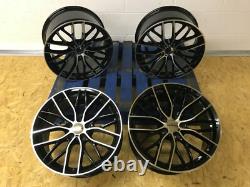 20 inch 5x120 405M style BLACK Alloy Wheels Rims For BMW E90 F10 F30 F32 F01 F10