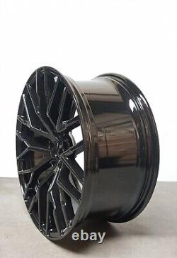 20 inch Audi A5/S5 New Gloss Black R8 Sport style Alloy Wheels &Tyres x4