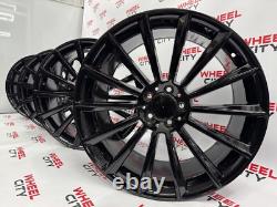 20 inch Gloss Black Mercedes Turbine style Alloy Wheels GOING CHEAP! 5x112