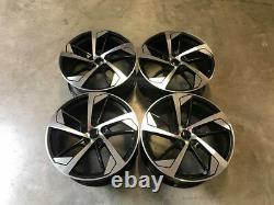 20 x4 New Audi RS5 Style Alloy Wheels Gloss Black Machined Audi Q3 RS Q3 R Line