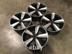21 2019 RS4 Style Alloy Wheels Gun Metal Machined Silver Audi A5 A6 A7 Q5 5x112