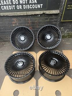 21'' Mercedes Mulit Spoke Style Alloy Wheels S Class W221 W222 W223 Wider Rears