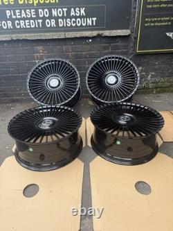 21'' Mercedes Mulit Spoke Style Alloy Wheels S Class W221 W222 W223 Wider Rears