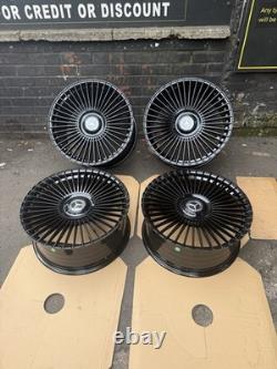 21'' Mercedes Mulit Spoke Style Alloy Wheels S Class W221 W222 W223 Wider Rears