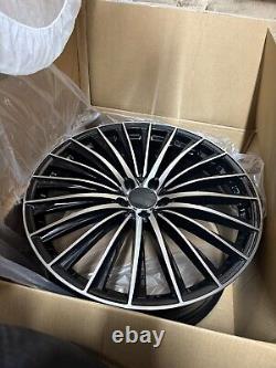 21'' Mercedes Turbine Twist Style Alloy Wheels S Class W221 W222 W223 Wider