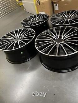 21'' Mercedes Turbine Twist Style Alloy Wheels S Class W221 W222 W223 Wider