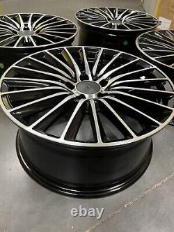 21'' Mercedes Turbine Twist Style Alloy Wheels S Class W221 W222 W223 Wider