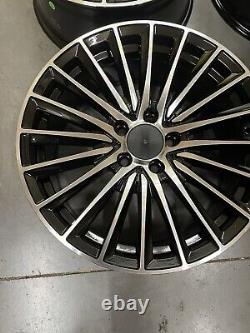 21'' Mercedes Turbine Twist Style Alloy Wheels S Class W221 W222 W223 Wider