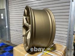 21 NEW 2023 RS6 Style Alloy Wheels Satin Bronze Metal AUDI A5 A6 A7 5x112