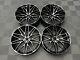 21 New Porsche Macan Spyder Style Alloy Wheels Gloss Black Polished 5x112