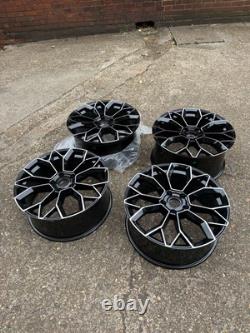 21'' Porsche GTS Style Alloy Wheels Fit Cayenne E3 Panamera Wider Rear Staggered