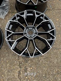 21'' Porsche GTS Style Alloy Wheels Fit Cayenne E3 Panamera Wider Rear Staggered