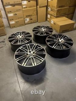 21'' Porsche Turbo 3 Style Alloy Wheels Porsche Cayenne Audi Q7 Vw Touareg