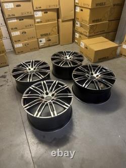 21'' Porsche Turbo 3 Style Alloy Wheels Porsche Cayenne Audi Q7 Vw Touareg