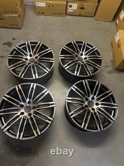 21'' Porsche Turbo 3 Style Alloy Wheels Porsche Cayenne Audi Q7 Vw Touareg
