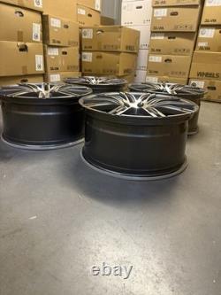 21'' Porsche Turbo 3 Style Alloy Wheels Porsche Cayenne Audi Q7 Vw Touareg