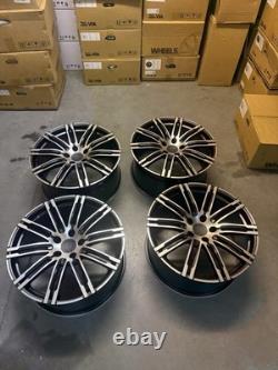 21'' Porsche Turbo 3 Style Alloy Wheels Porsche Cayenne Audi Q7 Vw Touareg