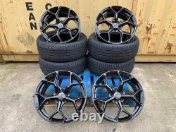 21 RS6 CONCAVE Style ALLOY WHEELS + TYRES Fits AUDI A6 A7 Q4 Q5