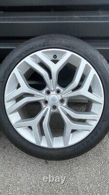 21 Range Rover Velar Alloy Wheels Tyres Genuine Style 5047 Used Set Of 4