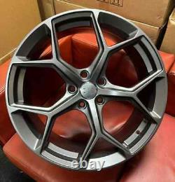 21 Rs6f Style Alloy Wheels T0 Fit Audi Q7 Q5 5x112 Gunmetal