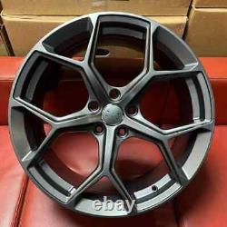 21 Rs6f Style Alloy Wheels T0 Fit Audi Q7 Q5 5x112 Gunmetal