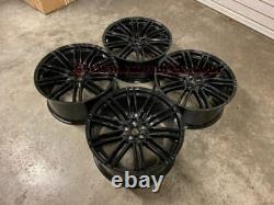 21 Set x4 New Porsche Macan Turbo 4+ Style Alloy Wheels Gloss Black 9J 10J