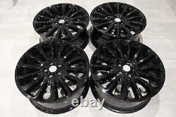 21 Turbine Style Gloss Black Alloy Wheels Range Rover Non OEM Sport and Vogue