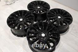 21 Turbine Style Gloss Black Alloy Wheels Range Rover Non OEM Sport and Vogue