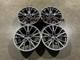 21 X4 Rs6 Performance Style Alloy Wheels Gun Metal Machined Audi A4 A5 A6 A7 Q5