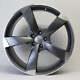 21x9 Ttrs Rotor Style Alloy Wheels Gunmetal Machined Set Of 4
